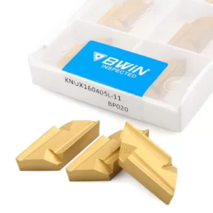 Insertos de carburo de tungsteno KNUX160405L con revestimiento de PVD cementado para torneado