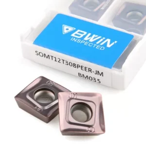 Insertos de fresado cuadrados Somt 12T308 de alto rendimiento y avance rápido de carburo de Peer