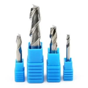 Fresa de extremo plano de carburo de dos hojas de 0,8 mm con buena suavidad