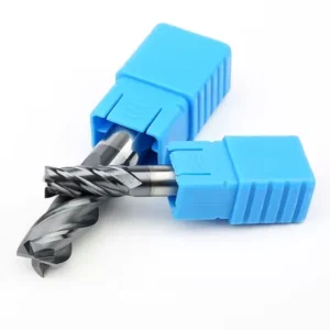 Fresa plana de carburo de 4 flautas HRC45, resistente al desgaste, fresa de extremo cuadrado 4F