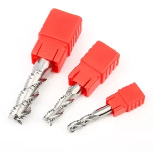 Fresa de desbaste de carburo CNC HRC55 de 3 flautas para aluminio