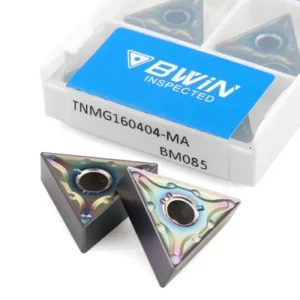 Inserto de herramienta de torneado de acero inoxidable TNMG 160404 para herramientas de torno de metal CNC